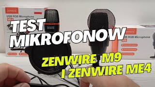 Zenwire M9 vs ME4 – Test dwóch mikrofonów USB do streamingu, podcastów i wideokonferencji