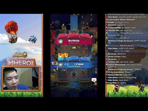 LucasXgamer, KK19212 ,Happy Noob 7600+ Ladder Pushing - Clash Royale