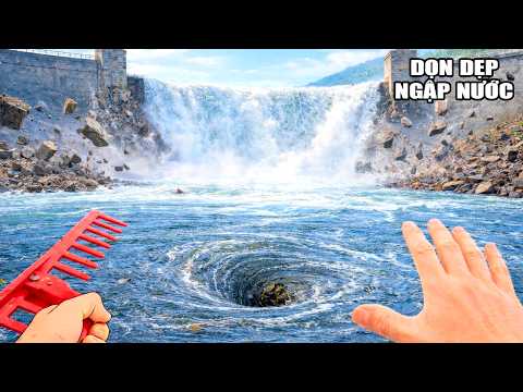 DỌN SẠCH NHỮNG KHU NGẬP NƯỚC NÀY KHIẾN TÔI HOẢNG LOẠN | DrainSim