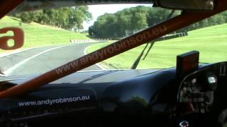 Classic Thunder Cadwell Park Andy Robinson V8 supercar Ford Falcon sept 2012 Race 1