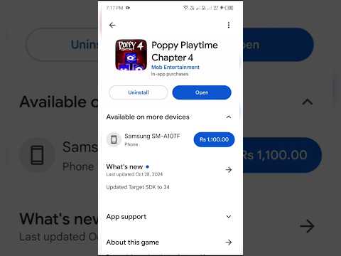 ⭐ POPPY PLAYTIME CHAPTER 4 MOBILE DOWNLOAD – NEW WORKING ANDROID METHOD! 📱🔥