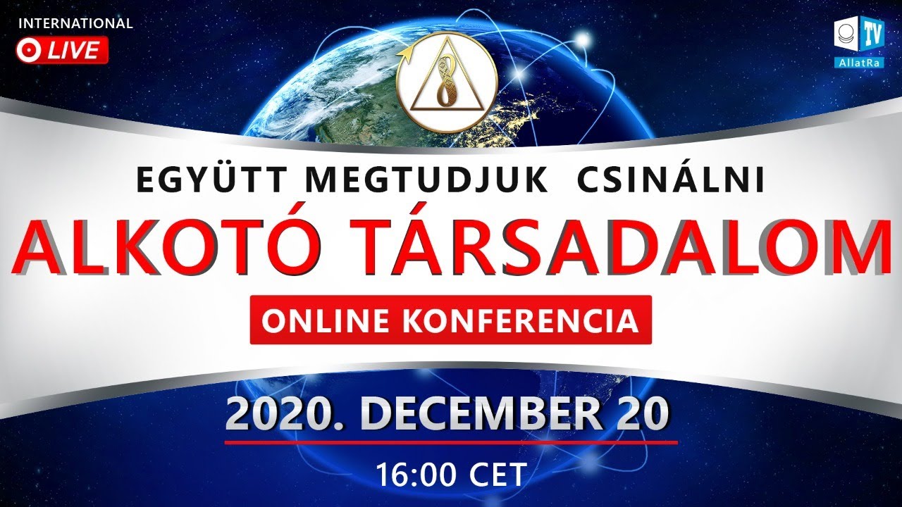 Alkotó társadalom. Együtt megtudjuk  csinálni | Nemzetközi online konferencia