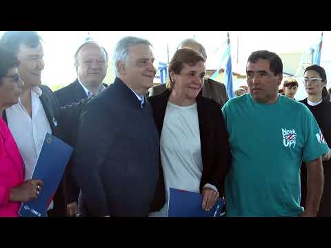 Adelia María: Llaryora inauguró un polideportivo y anunció obras para la localidad