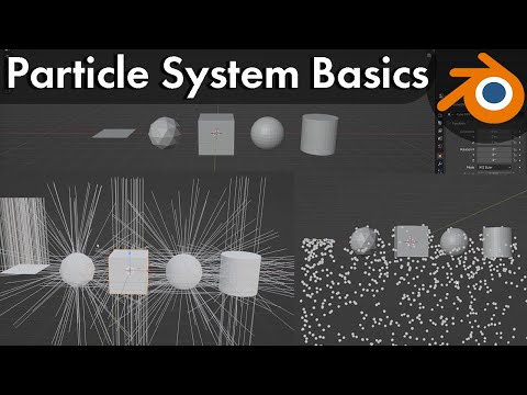 Blender Particle System Basics: Emission & Hair settings