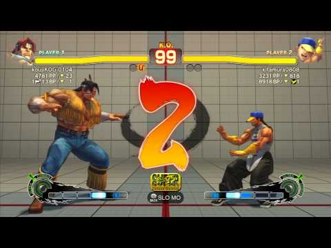 SSF4 AE: KojiKOG (Hawk) vs kitamura0808 (Yun) - Ranked Match (720p HD)