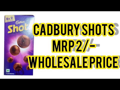 Cadbury Shots MRP 2 Wholesale Price And Profits