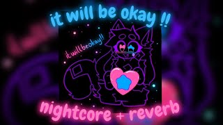 Cover art for kittydog - it will be okay !! [nightcore + reverb] 💜🩷💙