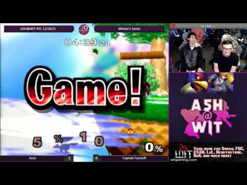 Azzu (Falco) vs Captain Faceroll (Sheik) - ASH@WIT #41 Melee Winner's Semis