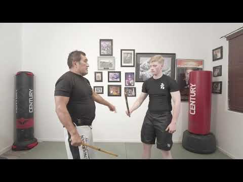 Punyo Sumbrada drill from FMA Kali single stick drill