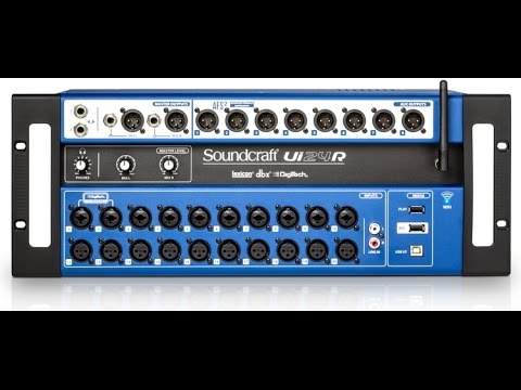Soundcraft Ui24R Tutorial Snap shots, shows, presets