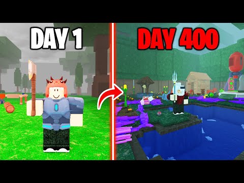 400 Days to Build a Shed Base in 99 Nights in the Forest