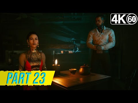 Cyberpunk 2077 [4K 60fps] Uncensored Walkthrough Part 23 - "Talking" to Hanako