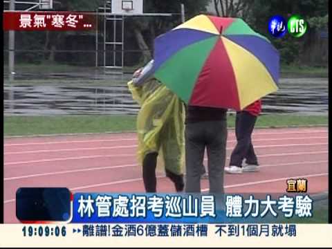 巡山員起薪2萬6 碩士搶破頭!