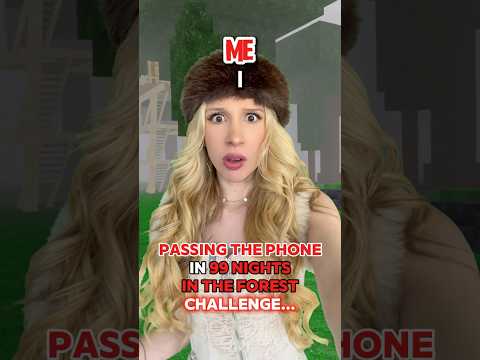 “PASSING THE PHONE” TREND in 99 NIGHTS IN THE FOREST on ROBLOX… 🤳📱🦌