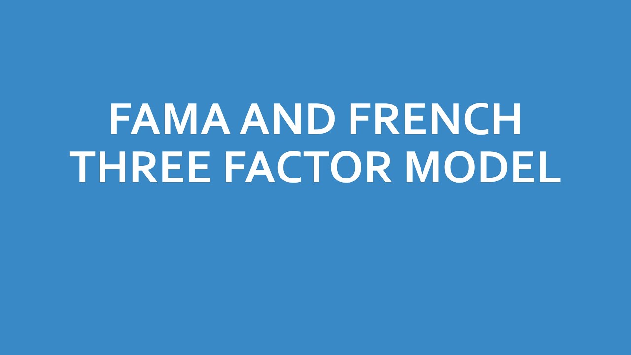 Construct Fama and French Three and Five Factor Model | Part1
