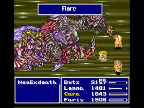Final Fantasy 5 Boss Rush! - Neo Exdeath Final Battle [57 of 59]