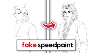 This Artist Claimed Victim...Until People Saw The Speedpaint