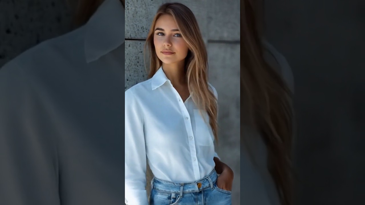 Timeless White Button-Up Blouse - Effortlessly Chic #fashion #blouse #classy