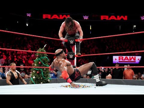 Elias vs Bobby Lashley - Combat de rue : Raw, 24 Décembre 2018 VF