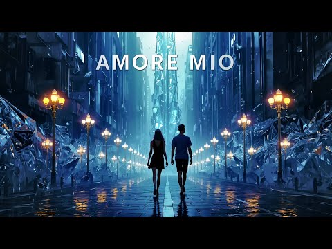 💎 DIAMOND RAIN - AMORE MIO (Crystal Synth Pop Mix) | Music video. 2025