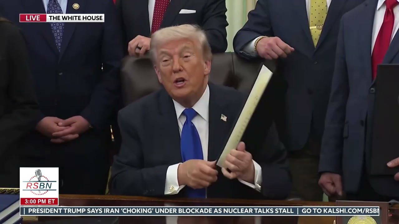 WATCH: Pres. Trump Signs Executive Orders for New Pipeline and Government Contract Reforms - 4/30/26