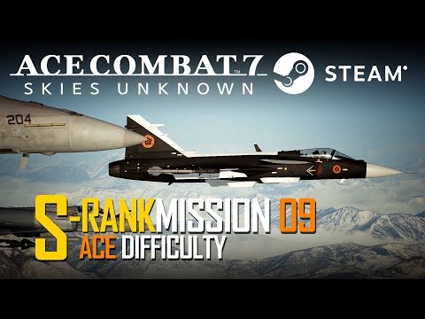 Ace Combat 7: Mission 9 Faceless Soldier | S Rank | ACE Difficulty - PC / STEAM - No Commentary