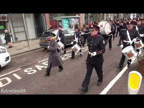 Pride Of The Raven (No.7) @ UDR2 Memorial Parade ~ 26/02/22 (4K)