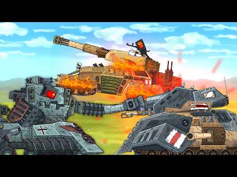 THEY ARE TOGETHER! The story of Ratte and Matilda - part 2 - Cartoons about tanks