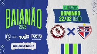 JACUIPENSE 3X1 BAHIA DE FEIRA | PARTIDA COMPLETA | #BaianãoNaTVE 22/02/2025