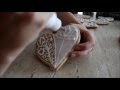 Heart Gingerbread Decorated With Royal Icing The Hungarian Series