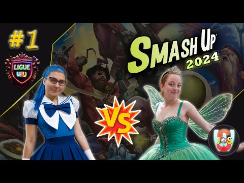 Smash Up, Ligue WSU 2024 - #1 Ronde 1 - Clémentine vs Juliette