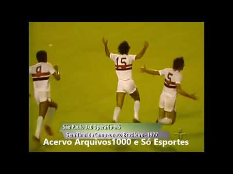 São Paulo 3 x 0 Operário - Primeiro jogo semifinal - 26/02/1978