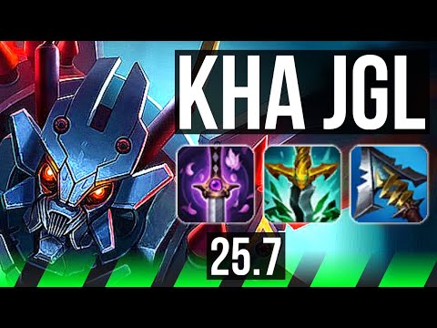 KHA'ZIX vs VOLIBEAR (JGL) | 17/1/17, Legendary | NA Grandmaster | 25.7