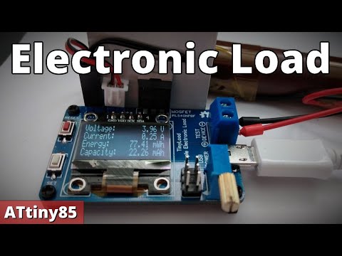 TinyLoad - Simple Electronic Dummy Load - ATtiny85