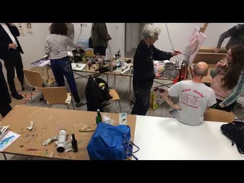 Sweatshop Neukölln - Alexander Skorobogatov (L) & Dave the Chimp (R)