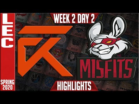 XL vs MSF Highlights | LEC Spring 2020 W2D2 | Excel vs Misfits Gaming