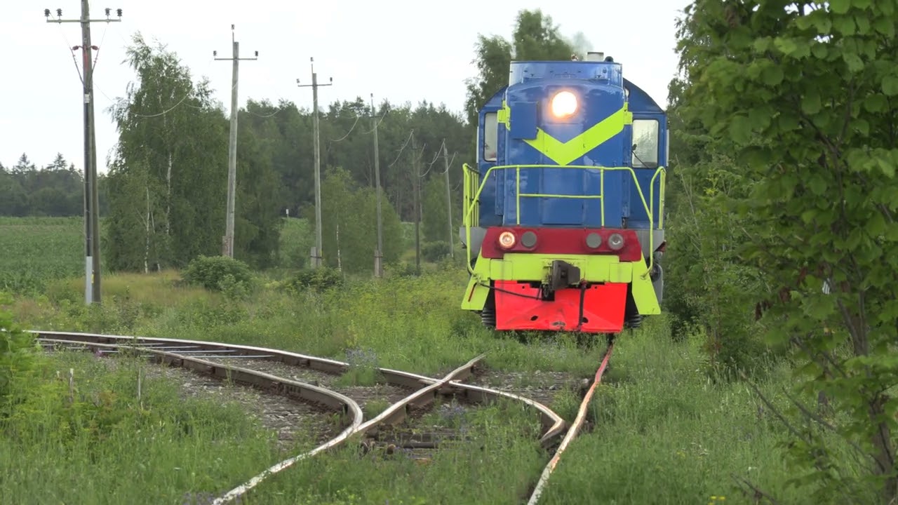 Тепловоз ТЭМ2-688 близ быв ст. Убья / TEM2-688 near ex Ubja station