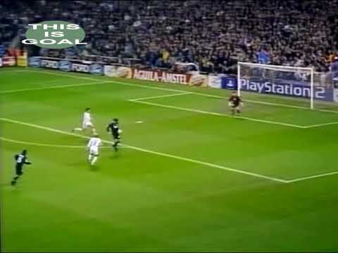 Goal! Hernan Crespo. Real Madrid vs SS Lazio. 13.02.2001