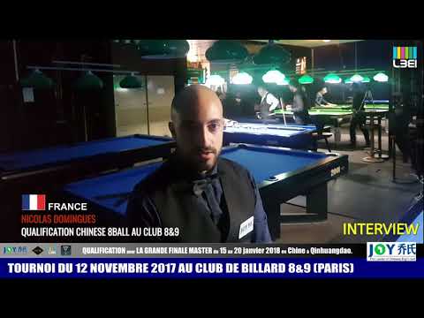 17_18 CHINESE 8BALL_CLUB8ET9_INTERVIEW_DOMINGUES NICOLAS