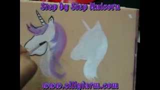 Step by Step Unicorn Face Painting
