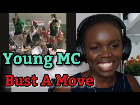 African Girl First Time Hearing  Young MC - Bust A Move