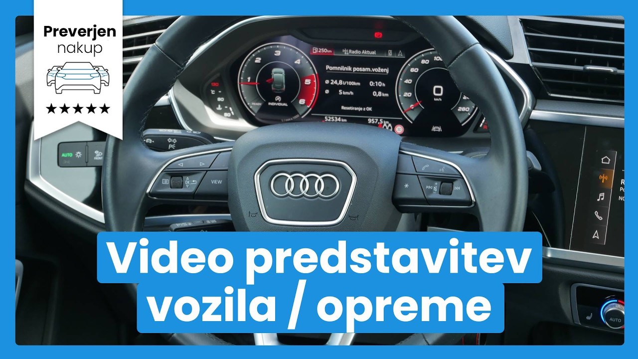 Audi Q3 Sportback 35 TDI S line - SLOVENSKO VOZILO