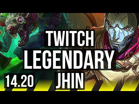 TWITCH & Nami vs JHIN & Senna (ADC) | Legendary | EUW Diamond | 14.20