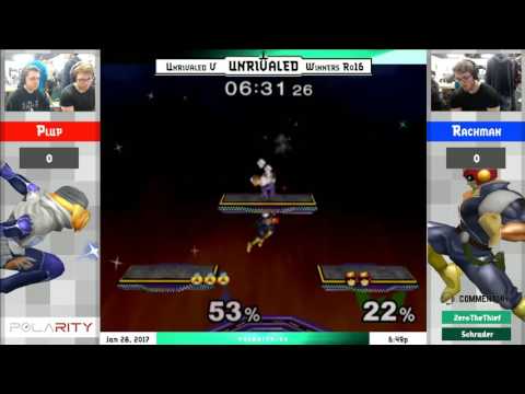 Unrivaled 5 Melee - PG Plup (Sheik) vs Rachman (Falcon) - Winners Quarters