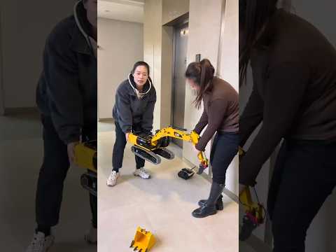 RC metallic CAT excavator truck