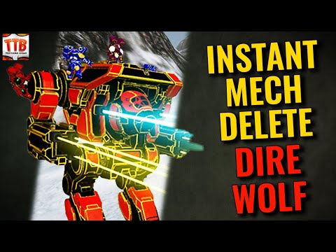 105 Alpha DIRE DELETER makes mechs disappear! - German Mechgineering #310 - Mechwarrior Online 2021