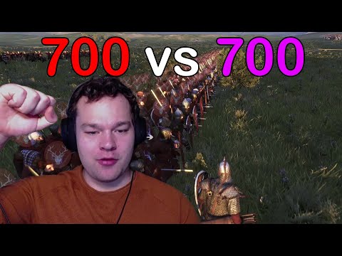 700 troops vs 700 troops Battle in Mount and Blade 2 Bannerlord