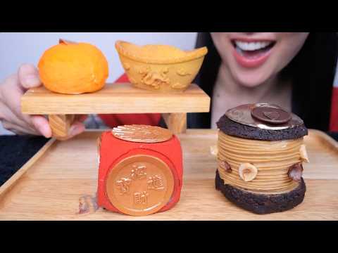 MOUSSE CAKE (ASMR EATING SOUNDS) NO TALKING | SAS-ASMR