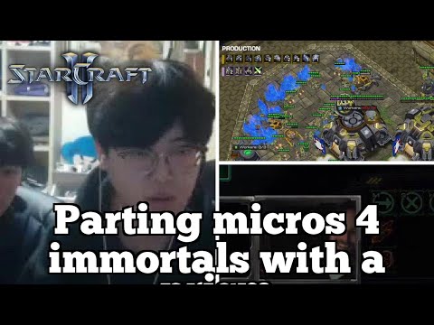 Daily Starcraft Highlights: Parting micros 4 immortals with a prism