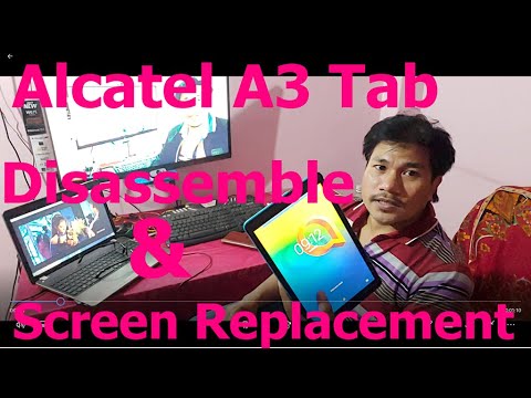 Alcatel A3 10 Android Tablet Disassemble and Screen Replacement |